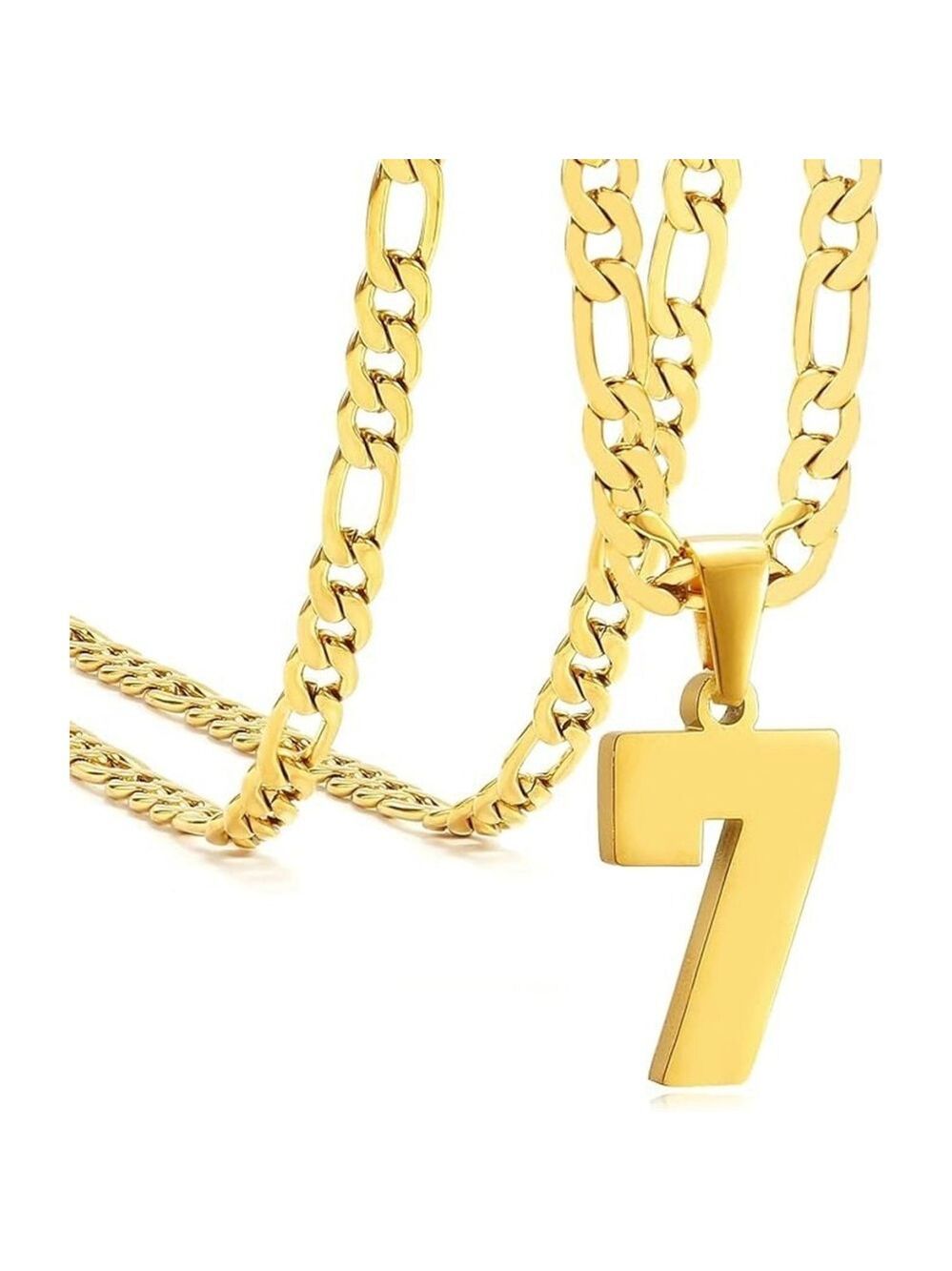MIMITLTY Personalized Jersey Number Necklaces for Athletes Stainless Steel
